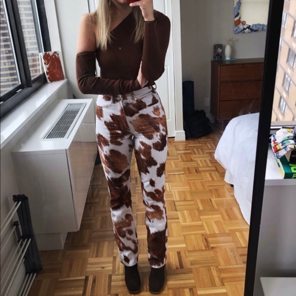 WeWoreWhat | Jeans | Weworewhat Cowhide 